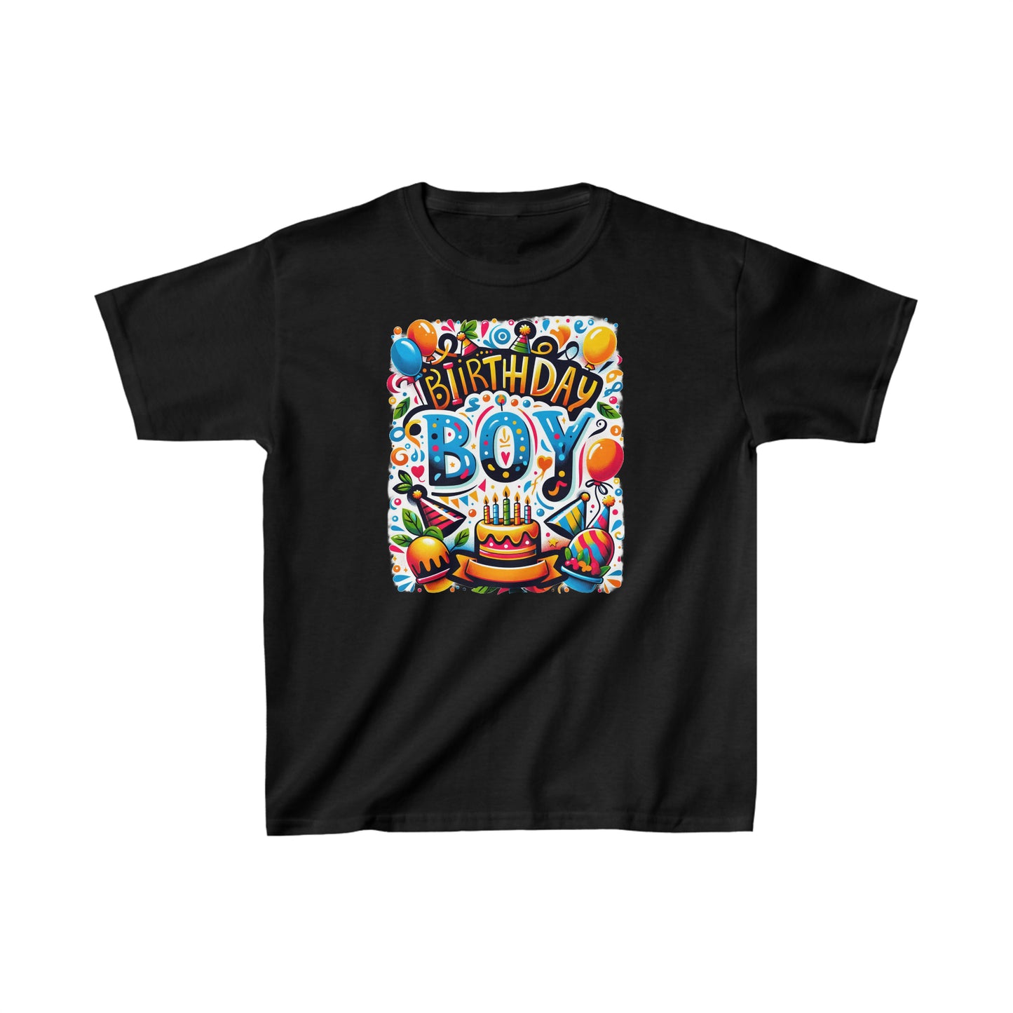 Kids Birthday Shirt Black