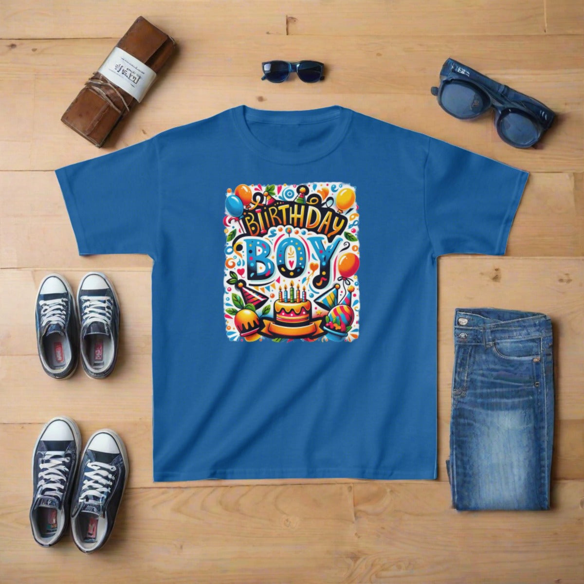 Kids Birthday Shirt Blue