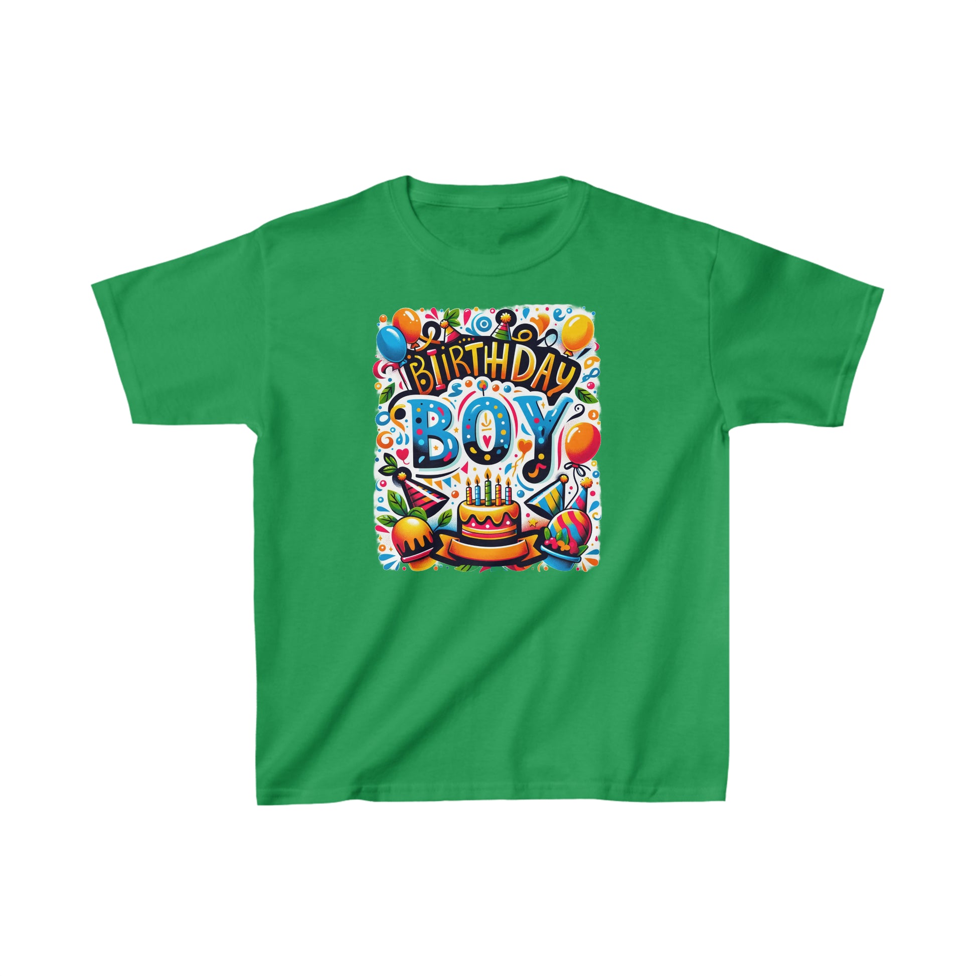 Kids Birthday Shirt Green