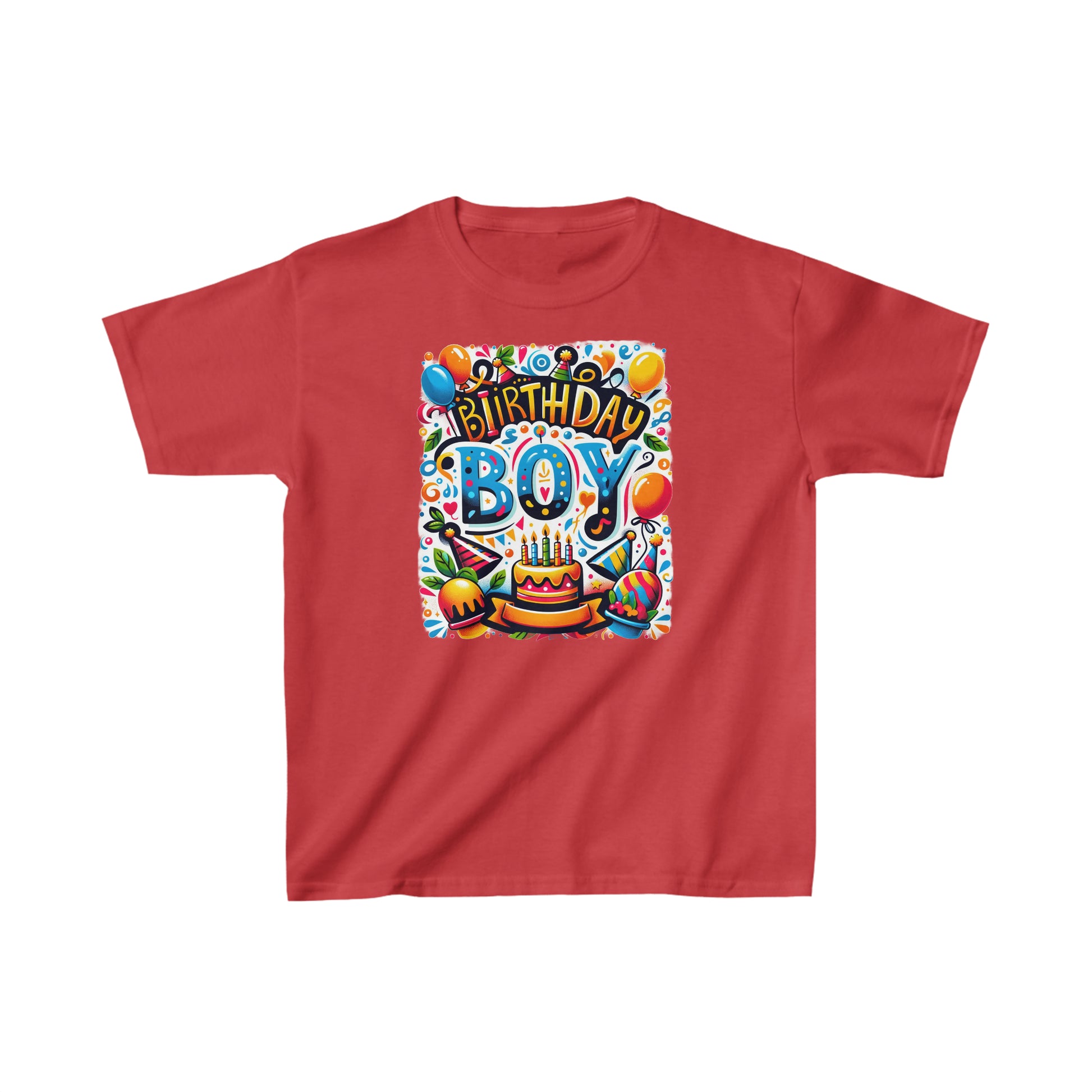 Kids Birthday Shirt Red