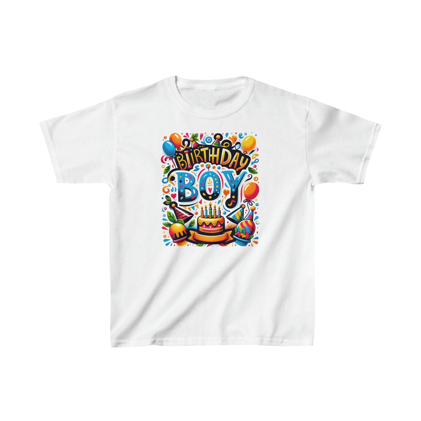 Kids Birthday Shirt White