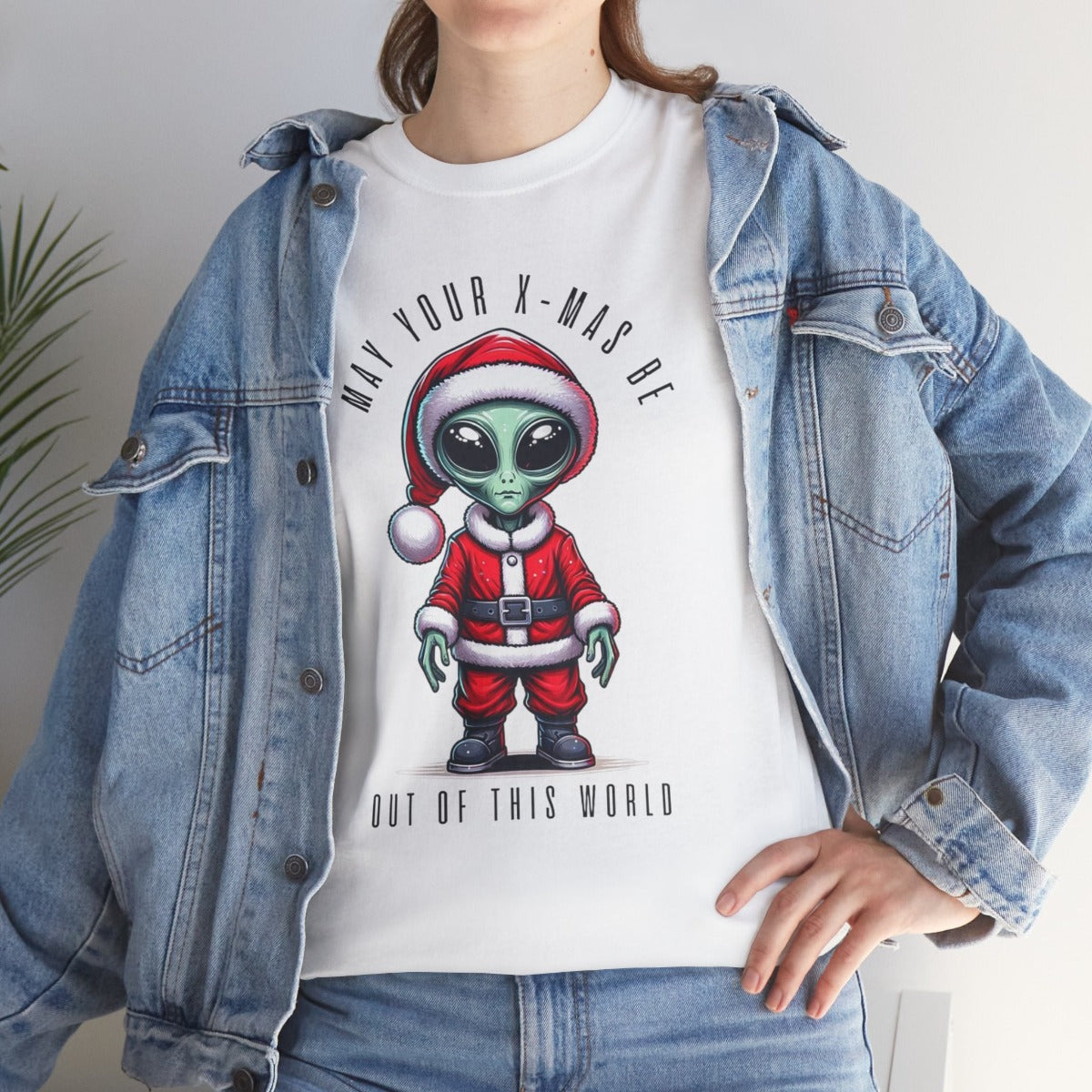 Out of this World Christmas Sci-Fi Gift Store Shirt White