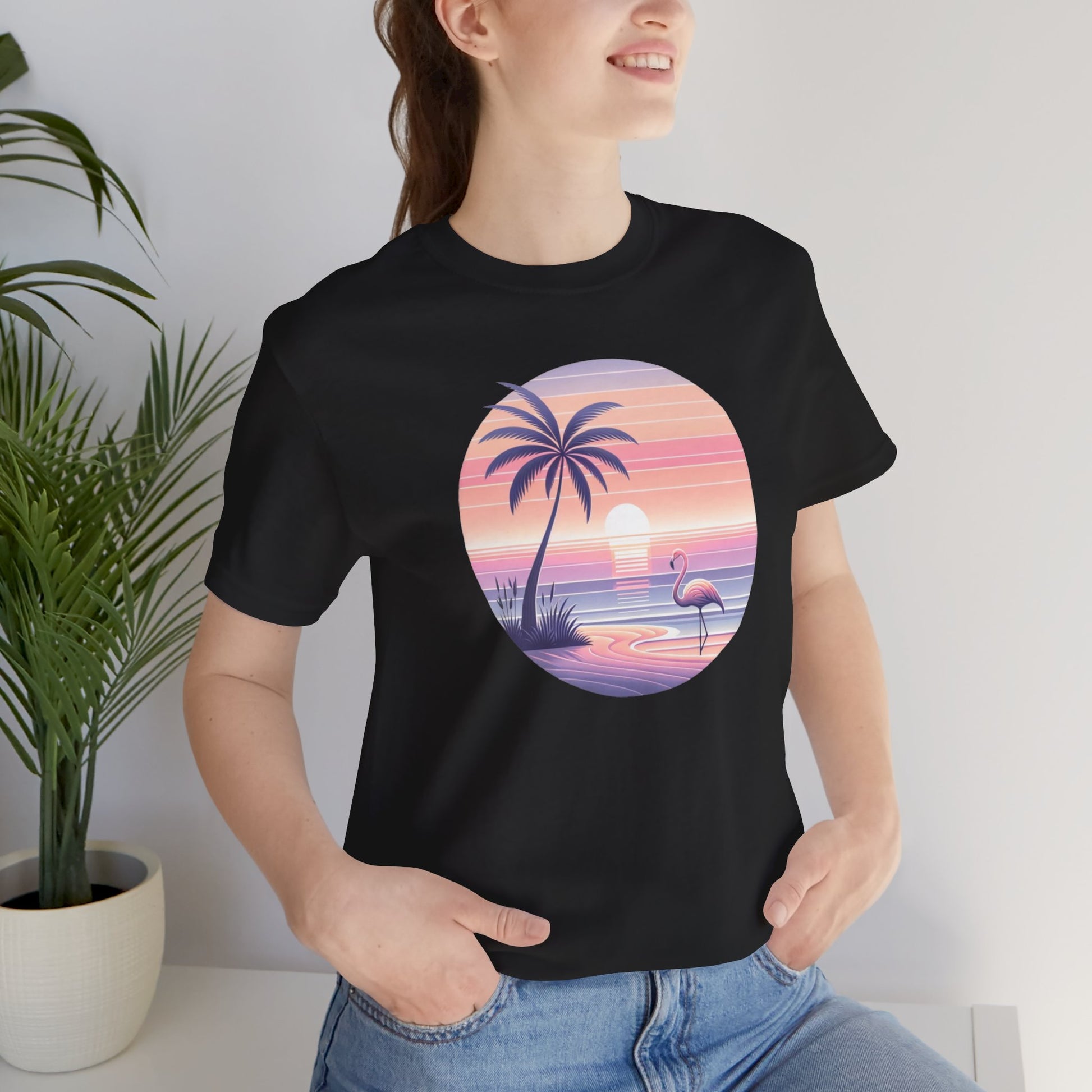 Pastel Sunset Gift Shirt Black