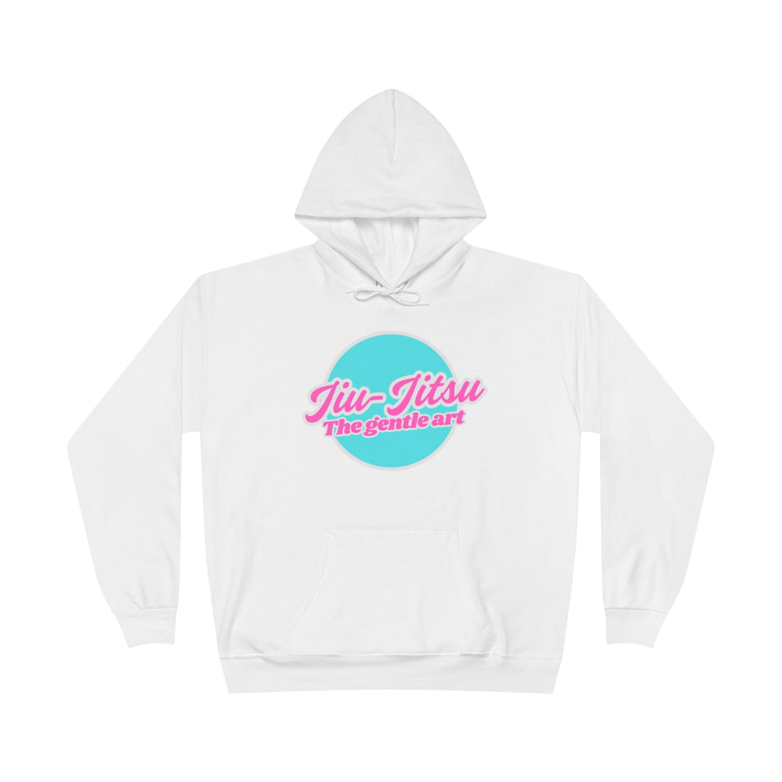 Pink Women's Jiu-Jitsu Hoodie White Front