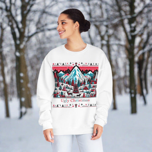 Ugly Christmas Gift Sweater Red Design