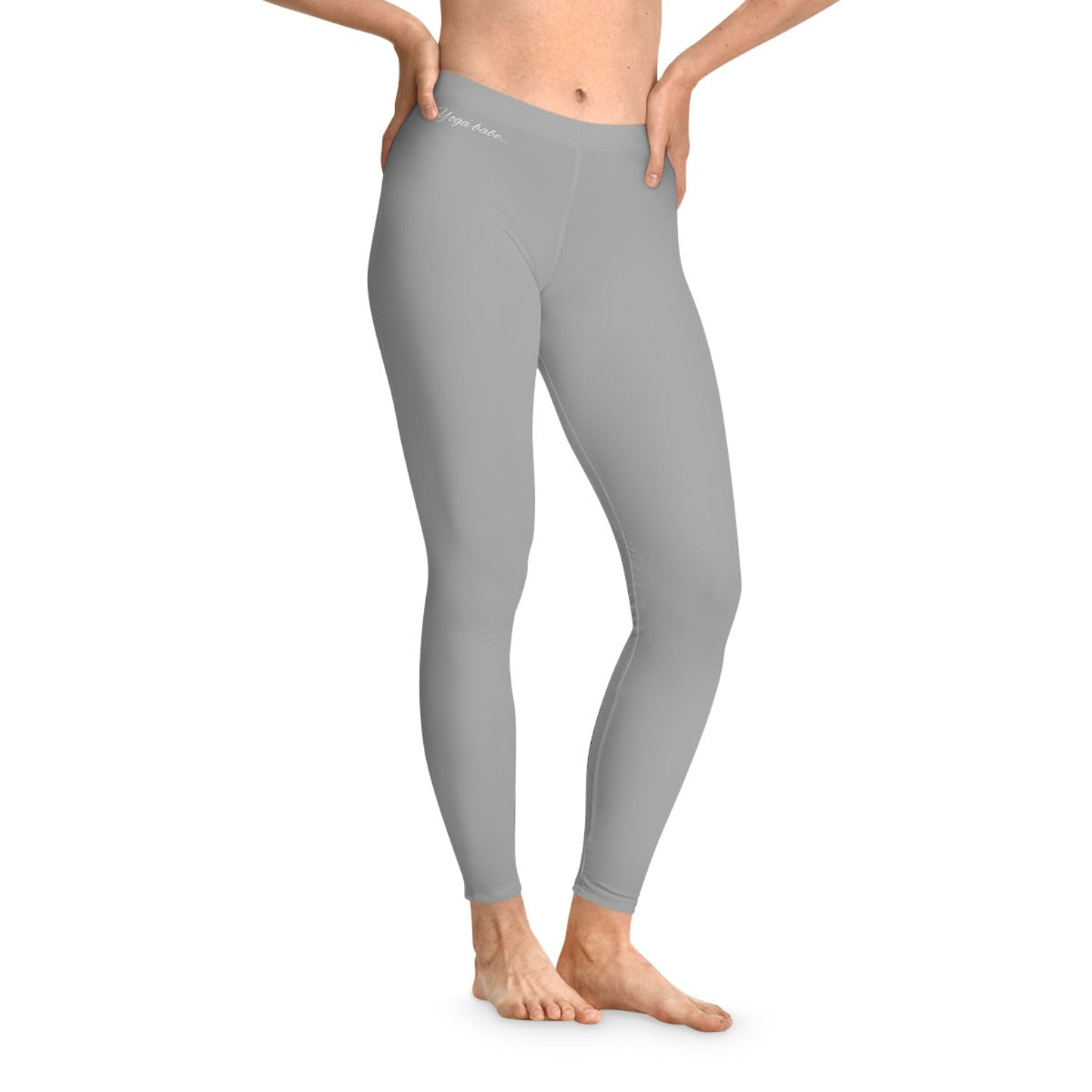 Yoga Babe Gift Store Leggings Light Grey